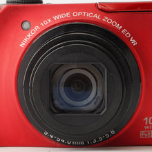 画像をギャラリービューアに読み込む, ニコン Nikon COOLPIX S8100 レッド 10x 広角 光学ズーム
