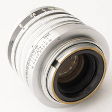 画像をギャラリービューアに読み込む, ニコン Nippon Kogaku NIKKOR-H C 5cm 50mm F2 黒帯 ライカ L39 マウント
