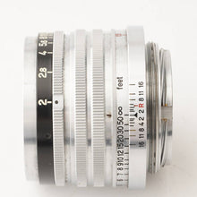 画像をギャラリービューアに読み込む, ニコン Nippon Kogaku NIKKOR-H C 5cm 50mm F2 黒帯 ライカ L39 マウント

