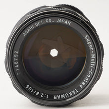 Load image into Gallery viewer, Pentax Asahi Super Multi Coated TAKUMAR 105mm f/2.8  M42 Mount
