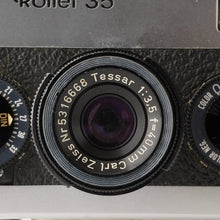 画像をギャラリービューアに読み込む, ローライ Rollei 35 カールツァイス Carl Zeiss Tessar 40mm F3.5
