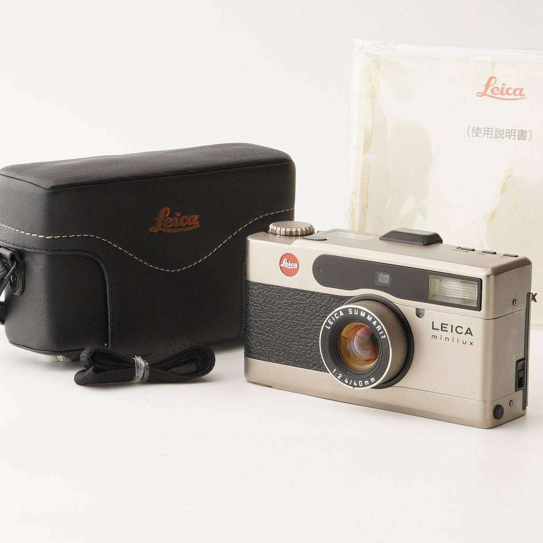 LEICA ライカ minilux ミニルックス ブラック 裏蓋 G-531 中古