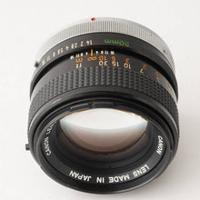 画像をギャラリービューアに読み込む, キヤノン Canon FD 50mm F1.4 S.S.C FDマウント
