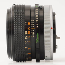 画像をギャラリービューアに読み込む, キヤノン Canon FD 50mm F1.4 S.S.C FDマウント
