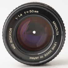 画像をギャラリービューアに読み込む, ミノルタ Minolta MD ROKKOR 50mm F1.4
