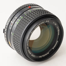 画像をギャラリービューアに読み込む, ミノルタ Minolta MC Rokkor PG 50mm F1.4
