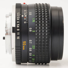 画像をギャラリービューアに読み込む, ミノルタ Minolta MC Rokkor PG 50mm F1.4
