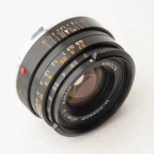 Load image into Gallery viewer, Minolta M-Rokkor 40mm f/2 Leica M mount
