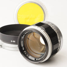 画像をギャラリービューアに読み込む, キヤノン Canon 50mm F1.4 ライカ L39 マウント
