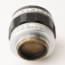 画像をギャラリービューアに読み込む, キヤノン Canon 50mm F1.4 ライカ L39 マウント
