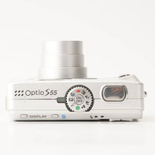 Load image into Gallery viewer, Pentax Optio S55 Silver 3x Optical Zoom

