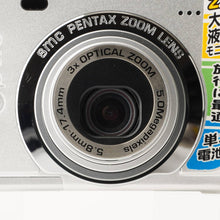 Load image into Gallery viewer, Pentax Optio S55 Silver 3x Optical Zoom
