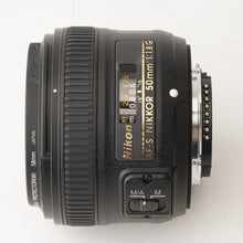 画像をギャラリービューアに読み込む, ニコン Nikon AF-S Nikkor 50mm F1.8 G
