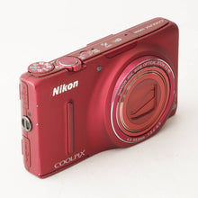 画像をギャラリービューアに読み込む, ニコン Nikon COOLPIX S9500 ヴェルヴェットレッド 22x 広角 光学ズーム Full HD
