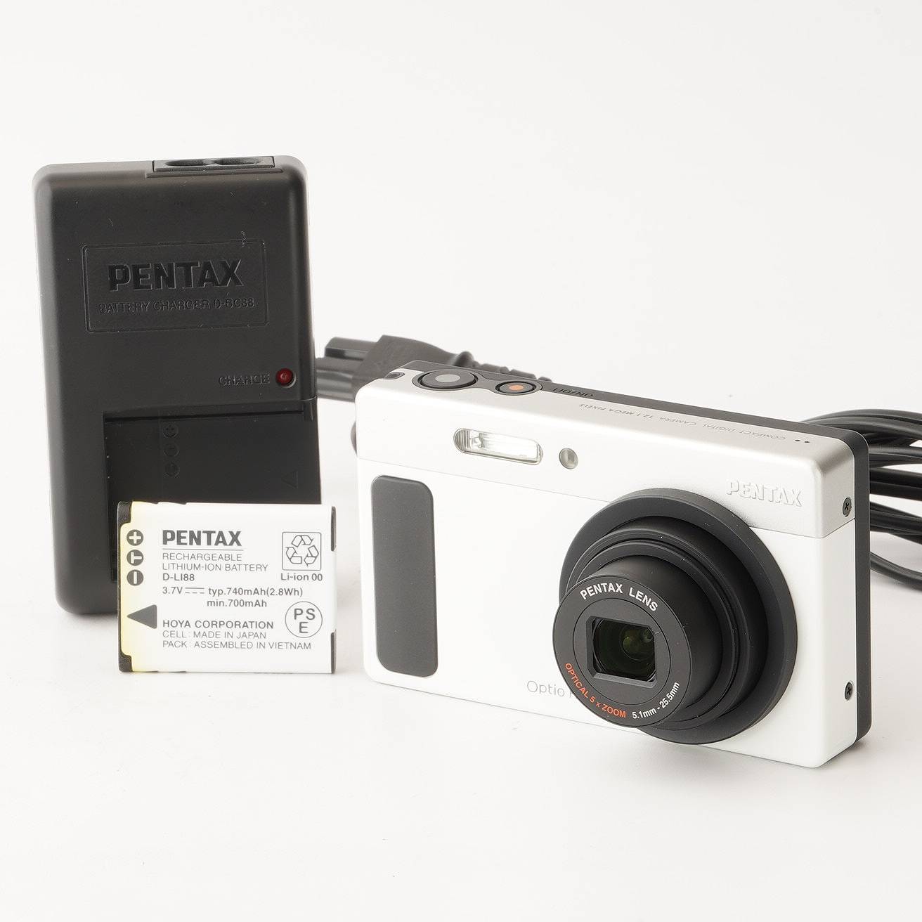 ペンタックス Pentax Optio H90 ホワイト 5x 光学ズーム – Natural ペンタックス Pentax Optio H90 ホワイト 5x 光学ズーム – Natural