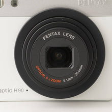 画像をギャラリービューアに読み込む, ペンタックス Pentax Optio H90 ホワイト 5x 光学ズーム
