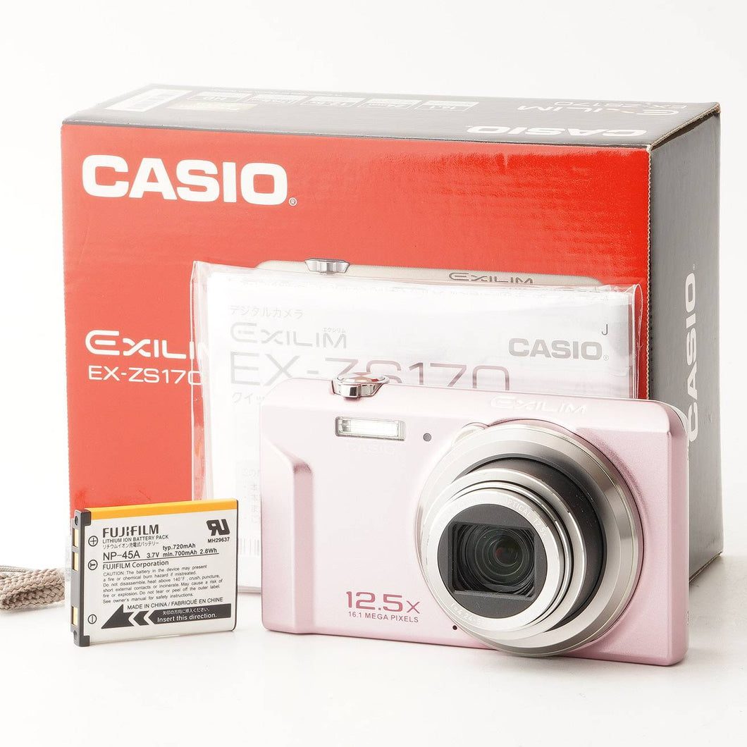EXILIM EX-ZS170 CASIO 美品 エクシリ N781044707 デジタルカメラ