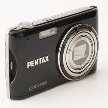Load image into Gallery viewer, Pentax Optio P80 Black 4x Optical Zoom
