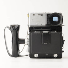 Load image into Gallery viewer, Mamiya Universal Press  / MAMIYA-SEKOR 100mm f/3.5 / Focusing Screen Holder Pint Glass
