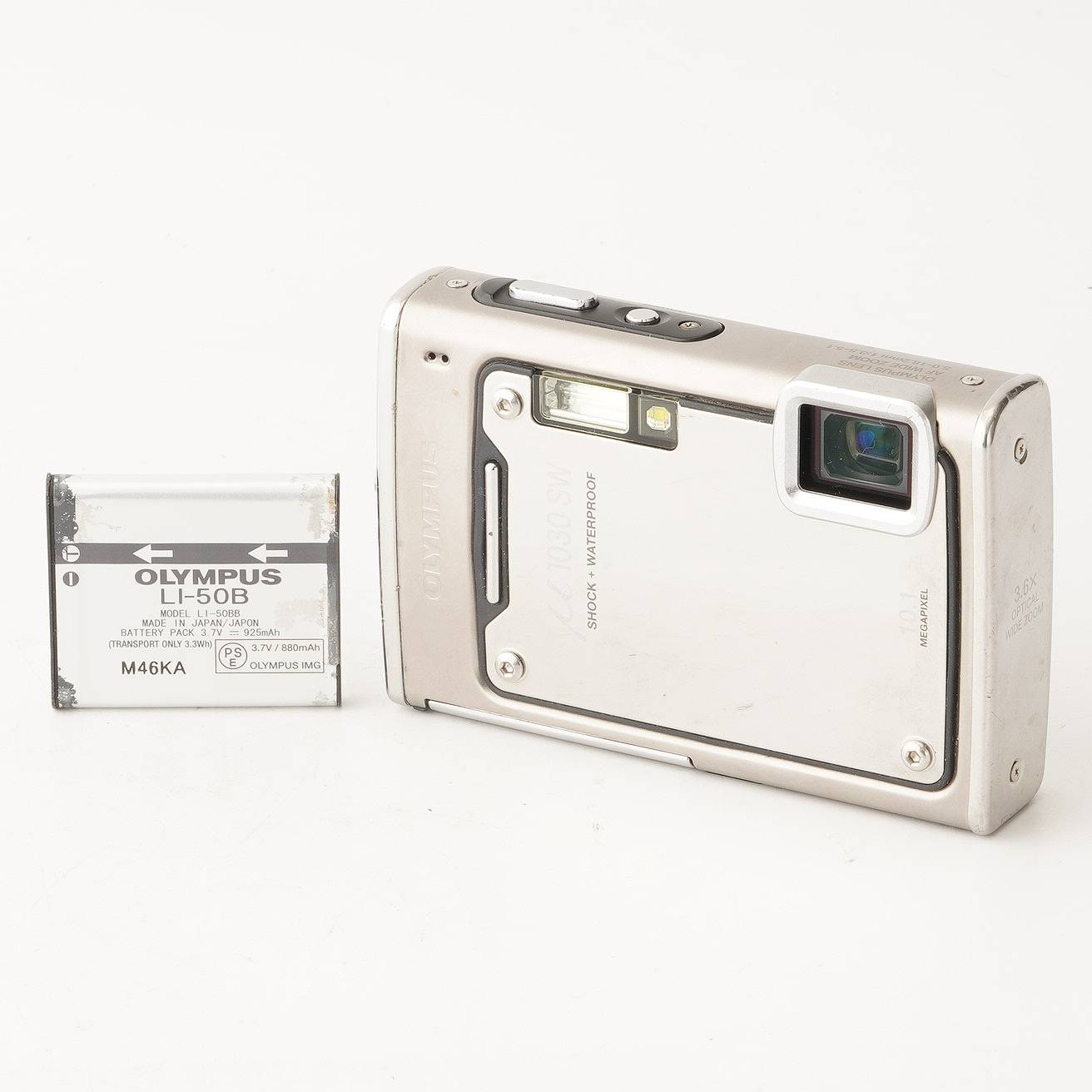 オリンパス Olympus μ mju 1030 SW シルバー 耐衝撃 防水 – Natural