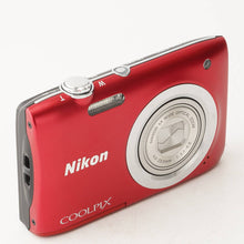 Load image into Gallery viewer, Nikon COOLPIX A100 Red 5x OPTICAL ZOOM
