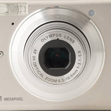 Load image into Gallery viewer, Olympus FE-220 Silver 3x Optical Zoom

