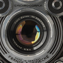画像をギャラリービューアに読み込む, ローライ Rollei ローライフレックス Rolleiflex 3.5F / カールツァイス Carl Zeiss Planar 75mm F3.5
