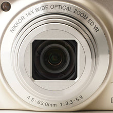 Load image into Gallery viewer, Nikon COOLPIX S8200  Platinum Silver 14x Wide Optical Zoom
