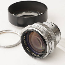 画像をギャラリービューアに読み込む, コンタックス Contax カールツァイス Carl Zeiss Sonnar 50mm F1.5 Contax RFマウント レンジファインダー
