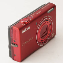 画像をギャラリービューアに読み込む, ニコン Nikon COOLPIX S6200 ブリリアントレッド 10x 光学ズーム
