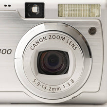 画像をギャラリービューアに読み込む, キヤノン Canon PowerShot A400 シルバー コンパクトデジタルカメラ 単三電池
