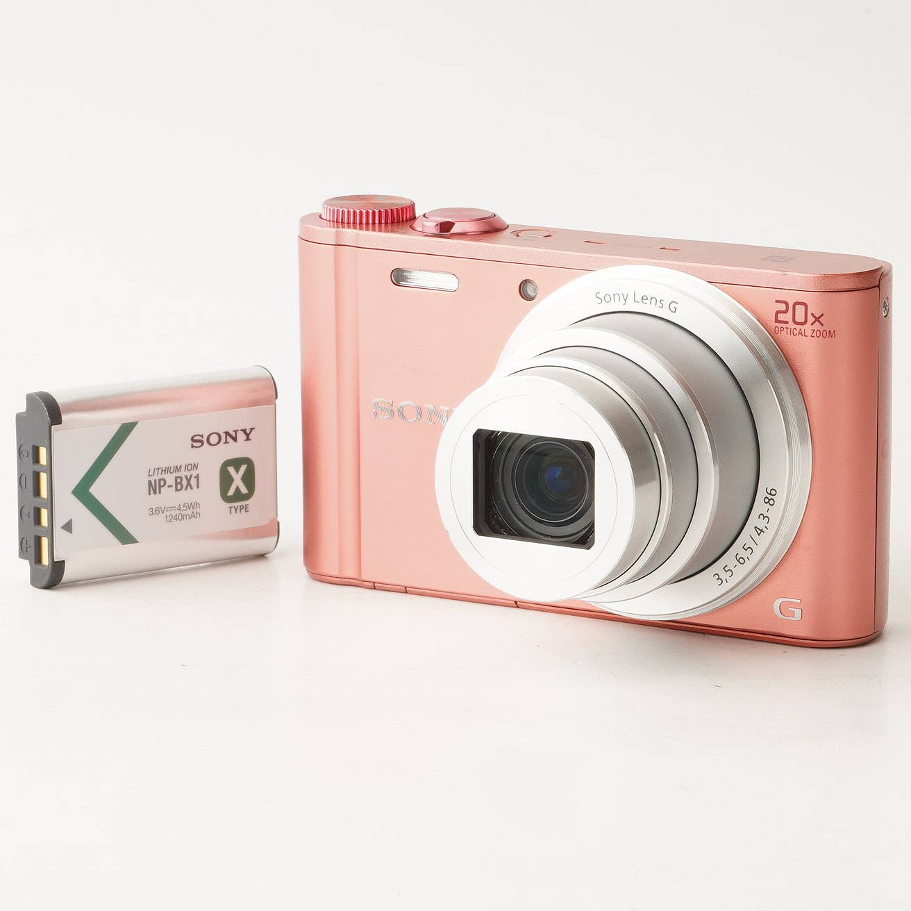 ソニー Sony Cyber-shot DSC-WX350 ピンク 20x 光学ズーム – Natural