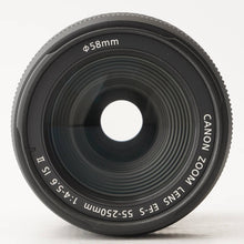 画像をギャラリービューアに読み込む, キヤノン Canon EF-S 55-250mm F4-5.6 IS II
