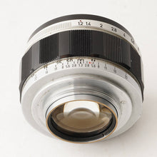 画像をギャラリービューアに読み込む, キヤノン Canon 50mm F1.2 ライカ L39 マウント
