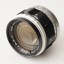 画像をギャラリービューアに読み込む, キヤノン Canon 50mm F1.4 ライカ L39 マウント
