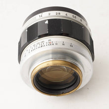 画像をギャラリービューアに読み込む, キヤノン Canon 50mm F1.4 ライカ L39 マウント
