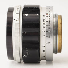 画像をギャラリービューアに読み込む, キヤノン Canon 50mm F1.4 ライカ L39 マウント
