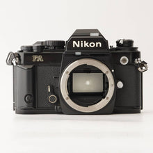 画像をギャラリービューアに読み込む, ニコン Nikon FA デモ機 ボディ ブラック 35mm一眼レフカメラ
