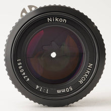 Load image into Gallery viewer, Nikon Ai NIKKOR 50mm f/1.4 F Mount
