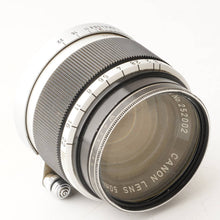 画像をギャラリービューアに読み込む, キヤノン Canon 50mm F1.8 ライカ L39 マウント
