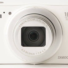 Load image into Gallery viewer, Canon PowerShot SX600 HS White 18x Optical Zoom
