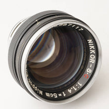 画像をギャラリービューアに読み込む, ニコン Nikon NIKKOR-S.C 50mm F1.4 ブラック Sマウント
