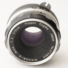 画像をギャラリービューアに読み込む, ニコン Nikon 非Ai NIKKOR-S.C Auto 50mm F2
