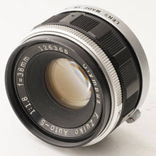 Load image into Gallery viewer, Olympus PEN F / F.Zuiko Auto-S 38mm f/1.8
