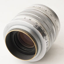 画像をギャラリービューアに読み込む, 東京光学 Tokyo Kogaku Topcor-S 50mm F2 ライカ L39 マウント
