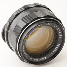 画像をギャラリービューアに読み込む, ペンタックス Pentax Asahi スーパータクマー Super Takumar 50mm F1.4 前期型 8枚玉 M42 マウント
