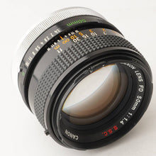 画像をギャラリービューアに読み込む, キヤノン Canon FD 50mm F1.4 S.S.C.
