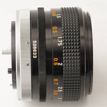 画像をギャラリービューアに読み込む, キヤノン Canon FD 50mm F1.4 S.S.C.
