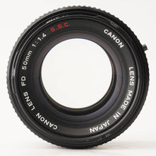 画像をギャラリービューアに読み込む, キヤノン Canon FD 50mm F1.4 S.S.C.
