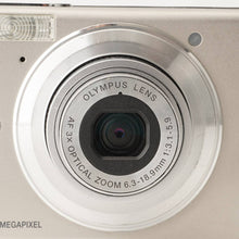 Load image into Gallery viewer, Olympus FE-220 Silver 3x Optical Zoom
